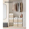 SONGMICS sulankstomos daiktų laikymo dėžės 30 x 30 x 30 cm, 6 vnt., B0FX4RXQXF
