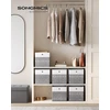 SONGMICS sulankstomos daiktų laikymo dėžės 30 x 30 x 30 cm, 6 vnt., B0FX4JWBV9
