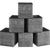 SONGMICS sulankstomos laikymo dėžės 33 x 33 x 33 cm, 6 vnt., RFB033B01
