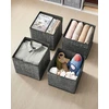 SONGMICS sulankstomos laikymo dėžės 33 x 33 x 33 cm, 6 vnt., RFB033B01