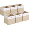 SONGMICS sulankstomos laikymo dėžės kubinėms lentynoms, 6 vnt., 33 x 33 x 33 cm, 777RFB433LF02