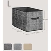 SONGMICS sulankstomų daiktų laikymo dėžių rinkinys, 3 vnt., 45 l, 50 x 30 x 30 cm