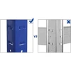 SONGMICS sunkiasvoris metalinis stelažas, 4 reguliuojamos lentynos, 160 x 80 x 40 cm, GLR88Q