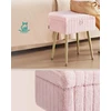 SONGMICS tualetinio staliuko pufas su daiktadėže 10.3 L, 40 x 30 x 50 cm, LOM505SZ02