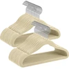 SONGMICS vaikiškos aksominės drabužių pakabos, 50 vnt., 30 x 20,5 cm, CRF027K05