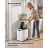 SONGMICS virtuvinė šiukšliadėžė su pedalu, 2 skyriai po 15 l, B08571RVGK