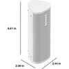 Nešiojama kolonėlė Sonos Roam 2, Baltos spalvos