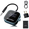 SOOMFON Bluetooth 5.3 garso siųstuvas-imtuvas su LCD ekranu, 3,5 mm AUX, BT34-BN1
