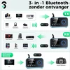 SOOMFON Bluetooth garso siųstuvas-imtuvas 3 viename, Bluetooth 5.0, LCD ekranas, BT17