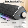 Namų kino sistema SOULION garso juosta kompiuteriui R60, USB ir Bluetooth, LED apšvietimas, 3,5 mm jungtis, 12 W