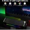 Namų kino sistema SOULION garso juosta kompiuteriui R60, USB ir Bluetooth, LED apšvietimas, 3,5 mm jungtis, 12 W