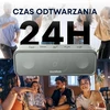 Soundcore nešiojama Bluetooth kolonėlė, stereo garsas, 16 W, 24 h veikimas, IPX7, pilka, A3117