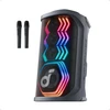 soundcore nešiojama Bluetooth kolonėlė Rave 3S, 200 W galia, LED apšvietimas, Party Connect, A31A3