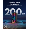 soundcore nešiojama Bluetooth kolonėlė Rave 3S, 200 W galia, LED apšvietimas, Party Connect, A31A3
