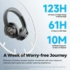 SoundPEATS belaidės ant ausų dedamos Bluetooth 5.3 ausinės su ANC, 40 mm garsiakalbiais Space
