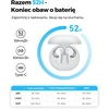 SoundPEATS belaidės ausinės ausims su ANC 52 dB, Bluetooth 6.0, Hi-Res, LDAC, 12 mm garsiakalbiais, 52 h veikimu, 6 mikrofonais, baltos, C30