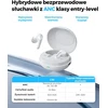 SoundPEATS belaidės ausinės ausims su ANC 52 dB, Bluetooth 6.0, Hi-Res, LDAC, 12 mm garsiakalbiais, 52 h veikimu, 6 mikrofonais, baltos, C30