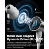 SoundPEATS belaidės į ausis įdedamos ausinės su kaklo juosta Bluetooth LDAC IP67 Q40 HD