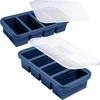 Souper Cubes silikoninės šaldymo formelės su dangteliais 250 ml, 2 vnt., FT-4X1-BB-LD-2