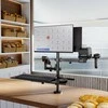 Spacetronik POS Dvigubas laikiklis monitoriams ir spausdintuvui