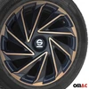 Sparco automobilio ratų gaubtai Varese 16 colių auksinės ir juodos spalvos SPC1680GDBK