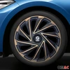 Sparco automobilio ratų gaubtai Varese 16 colių auksinės ir juodos spalvos SPC1680GDBK