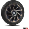 Sparco automobilio ratų gaubtai Varese 16 colių auksinės ir juodos spalvos SPC1680GDBK