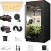 Spider Farmer LED augalų auginimo rinkinys su pilnu spektru, 100 W, 60 × 60 × 140 cm, SF1000-D