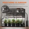Spider Farmer oro drėkintuvas augalams su 16 l talpa, reguliuojama drėgmė, 90 W, su laikmačiu ir 4 žarnomis