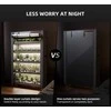 Spider Farmer reguliuojamas 6 lygių metalinis augalų stovas su 10 LED lempų, 220 W, naudoti patalpose