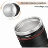 Splend termopuodelis fotoaparato objektyvo formos, 320 ml, nerūdijantis plienas, MUG-001_SML