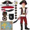 Spooktacular Creations pirato kostiumas berniukams su priedais, 3–4 metų, 22695-3T