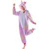 Spooktacular Creations suaugusiųjų vienaragio pliušinė pižama su gobtuvu XL IF-S81T-VHIT