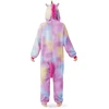Spooktacular Creations suaugusiųjų vienaragio pliušinė pižama su gobtuvu XL IF-S81T-VHIT