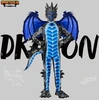 Spooktacular Creations vaikiškas drakono kostiumas su sparnais, kauke ir uodega 20521