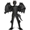 Spooktacular Creations vaikiškas juodo drakono kostiumas su sparnais ir kauke 60816