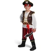 Spooktacular Creations vaikiškas pirato kostiumas berniukams, poliesterinis, M, 026404726766