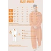 Spooktacular Creations vyriškas kalinio kombinezonas su užtrauktuku, oranžinis, XL, 21176-XL