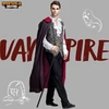 Spooktacular Creations vyriškas viduramžių vampyro kostiumas sidabrinis M 20172
