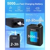Spopal nešiojamas kempingo dušas, IPX8 atsparumas vandeniui, USB-C įkrovimas, 2 m žarna, 5000 mAh akumuliatorius, SPBDEBCS4-US