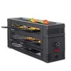 Spring elektrinis raclette grilis su picos kepimo funkcija, 6 keptuvėlės, 1100 W, juodas