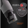 SPTA akumuliatorinė mini poliravimo mašinėlė automobiliui, 12 V, su baterijomis, LD104SET2EU