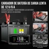 SQUADO išmanus akumuliatorių įkroviklis automobiliams ir motociklams 6/12 V 2 A LCD 1