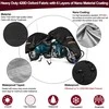 SRIMMIT triračio motociklo uždangalas, vandeniui atspari Oxford 420D danga, 2,74 m, juodas, SLCZ-002-Trike