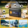 Starkbaer grynos sinusinės bangos įtampos keitiklis 12 V į 230 V 1000 W EU1000W12V