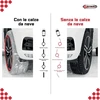 START sniego kojinės automobiliams, M dydžio, poliesterinės, 2 vnt., Calza da neve TG M