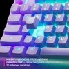 SteelSeries Apex 3 TKL žaidimų klaviatūra, lavandos spalvos, RGB, USB-C, UK išdėstymas