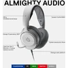 SteelSeries žaidimų ausinės Arctis Nova 1P, laidinės, 3,5 mm, baltos, 61612