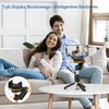 STRBDYI išmaniojo telefono 2 ašių gimbalas su 360° pasukimu ir apšvietimu Q18-U-D