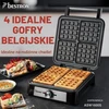 Sumuštinių keptuvas Bestron belgiška vaflinė 1600 W, 4 vafliams, ASW1600S